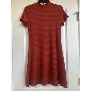 Derek Heart Women's Burnt Orange Knee Length Dress Size Large